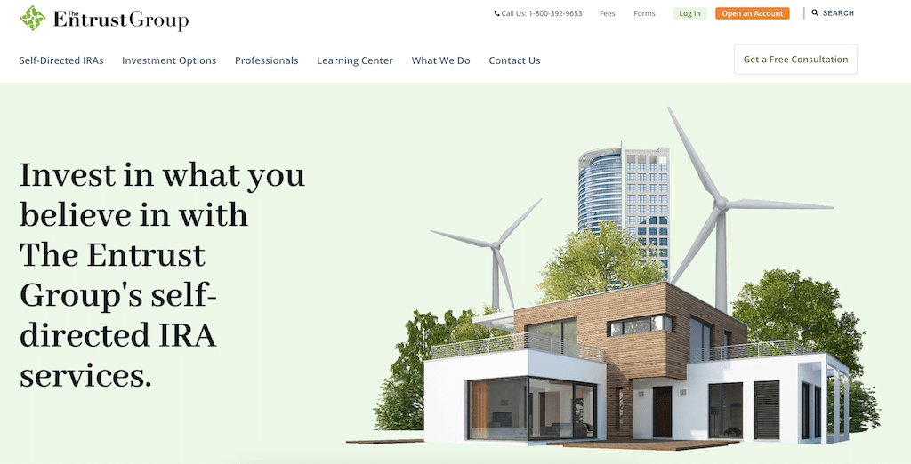 The Entrust Group homepage