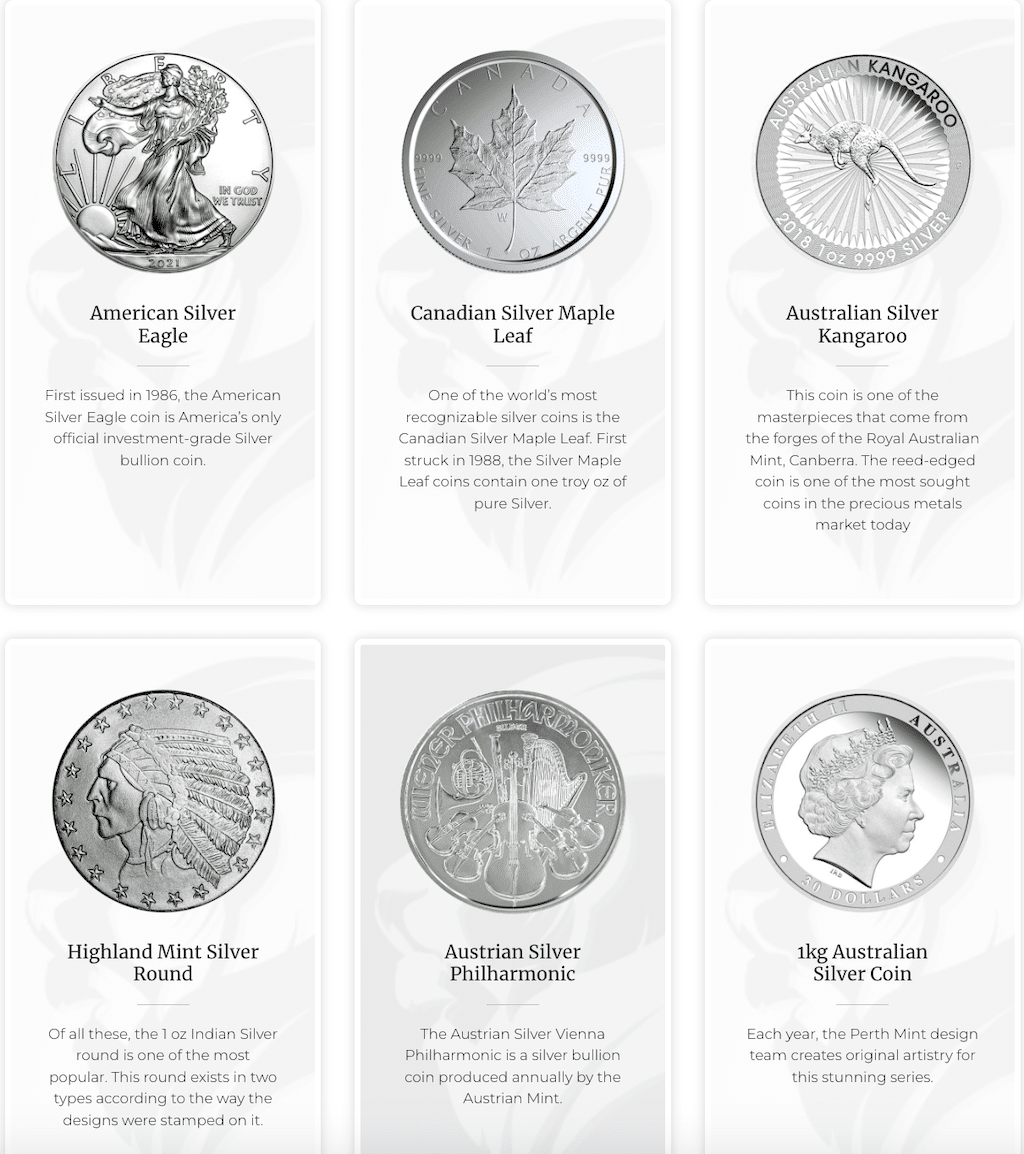 Legacy Precious Metals silver coins