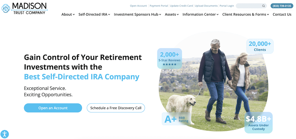 Madison Trust Company homepage