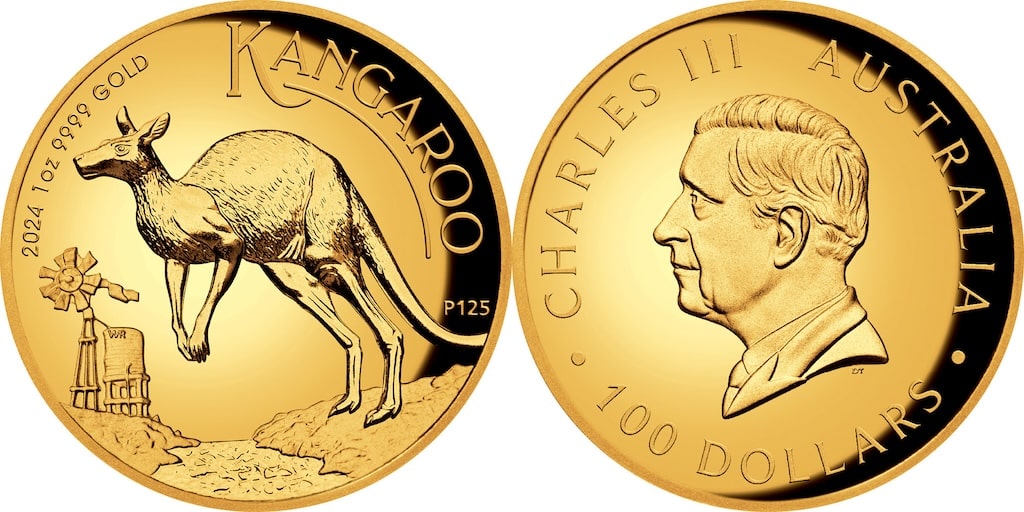 Australian Kangaroo Gold Coin