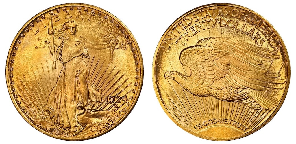 St. Gaudens gold coin