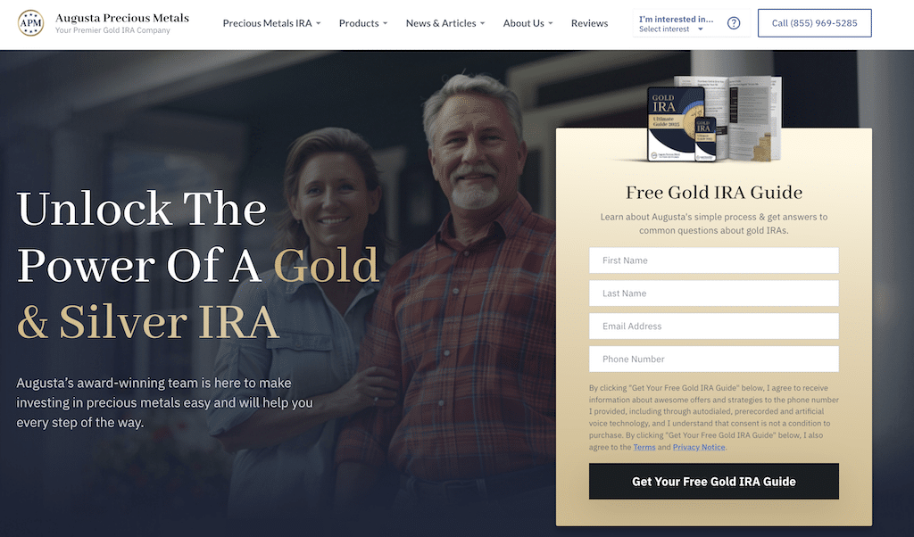 Augusta Precious Metals homepage