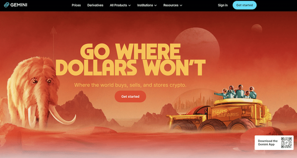 Gemini homepage